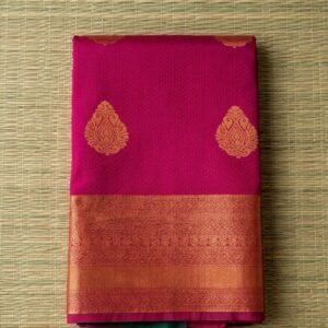 Premium Bridal Semi Silk Saree with Rich Zari Border | MRJA Vastrahara