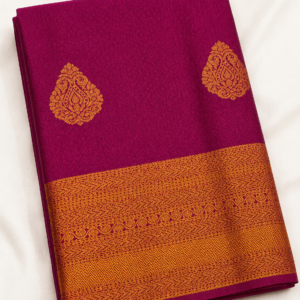 Premium Bridal Semi Silk Saree with Rich Zari Border | MRJA Vastrahara