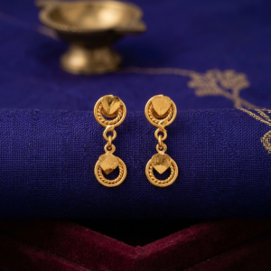 Gold Plated Double Drop Earrings P305