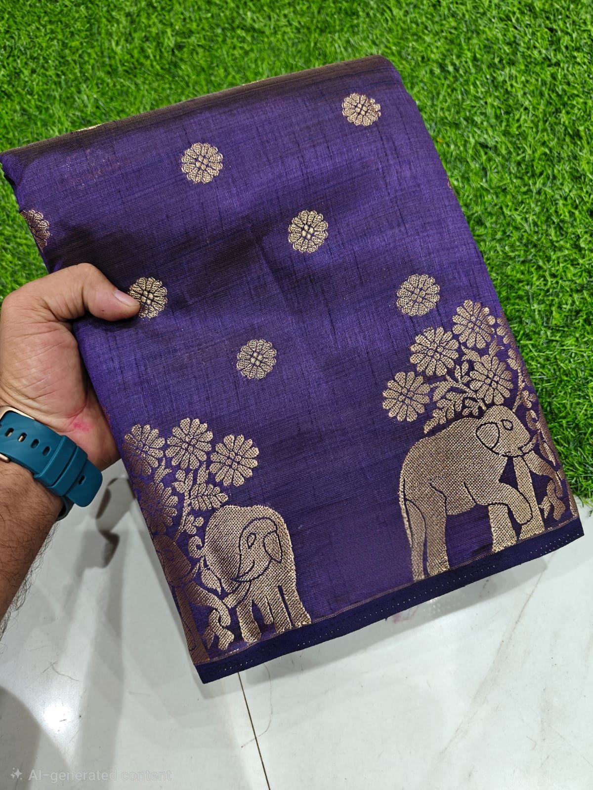 img 20260811 wa0029(1) DEEP PURPLE TUSSAR SAREE