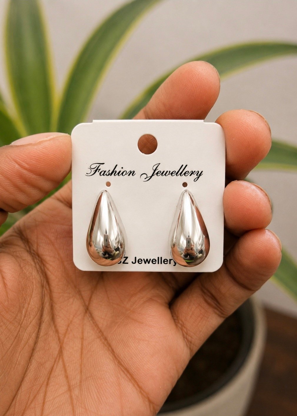 screenshot 20260803 153216 chatgpt Silver Teardrop Statement Earrings | MRJA Vastrahara